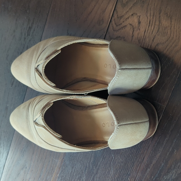 Nisolo Emma d'Orsay Oxford color Wheat Suede - Picture 4 of 4